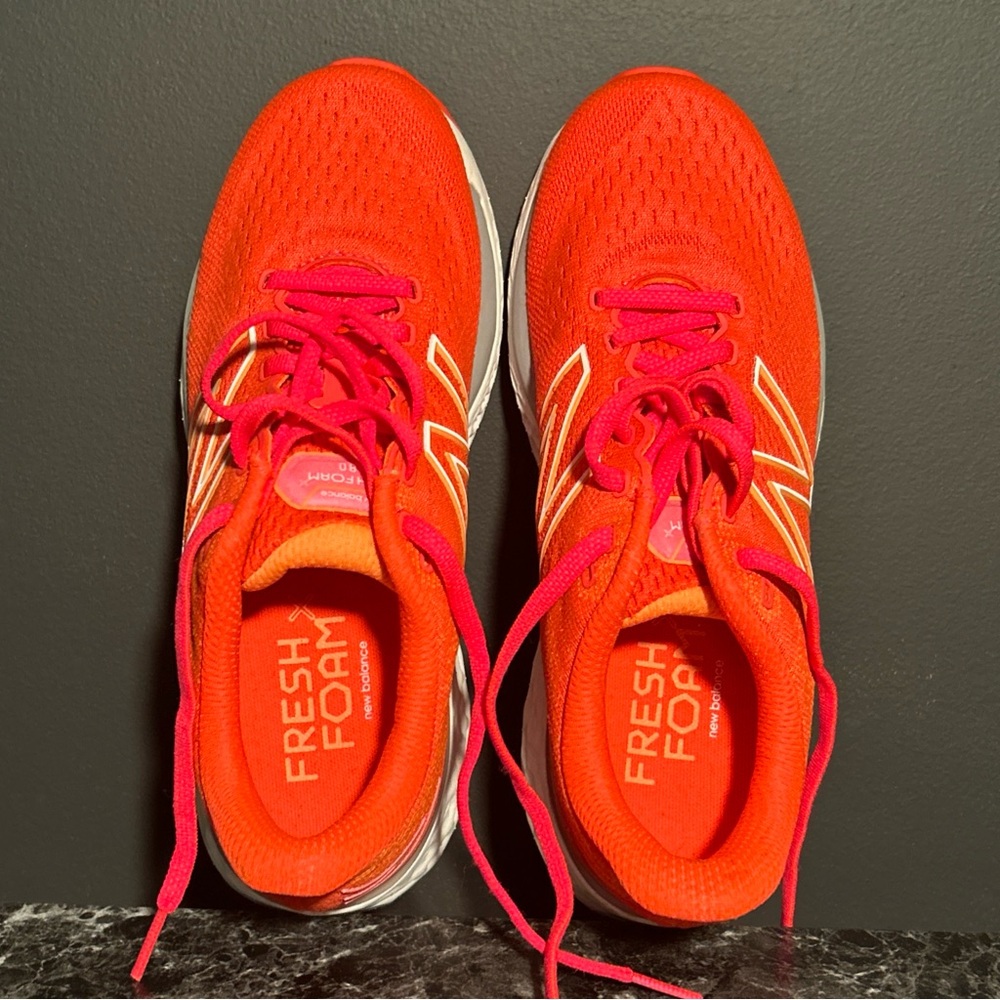 New Balance Womens 7.5 FF 880 V11 W880M11 Orange Running Shoes Sneakers - Picture 7 of 9